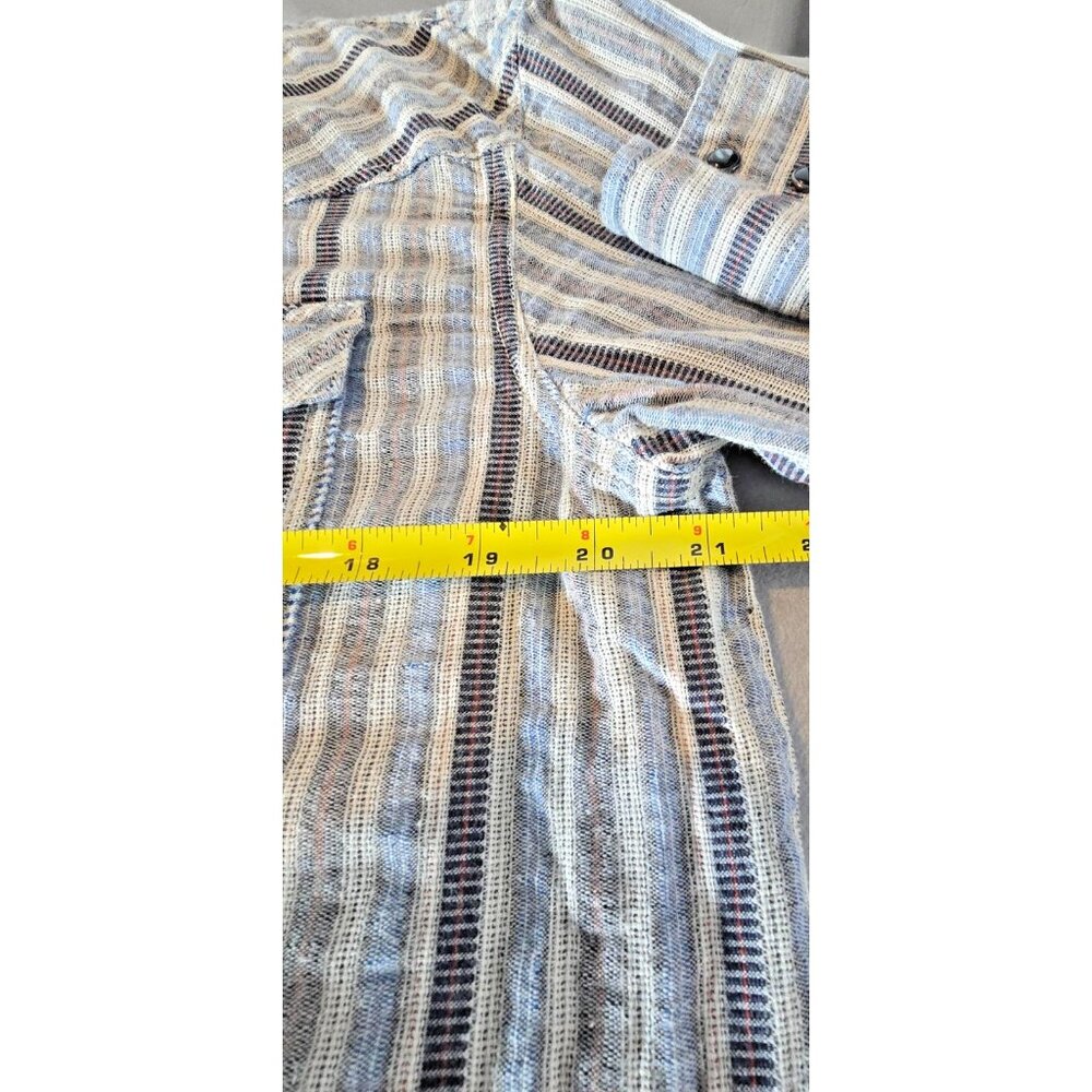 Cody James Men’s Western Pearl Snap Long Sleeve –Large – Bold Striped Multicolor - Picture 15 of 16